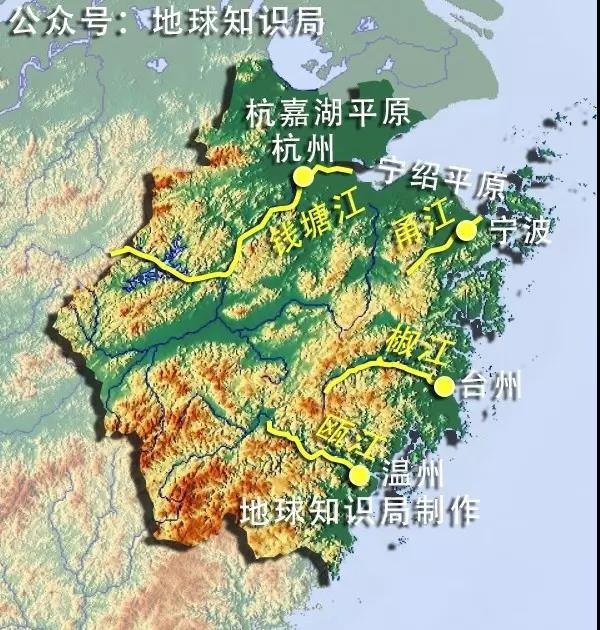 除了山峰阻隔以外,浙江的水系条件也注定了此地难以诞生一门大一统