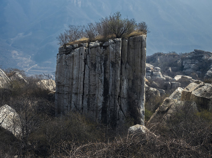 北京房山怪石山 上方山徒步导航路线