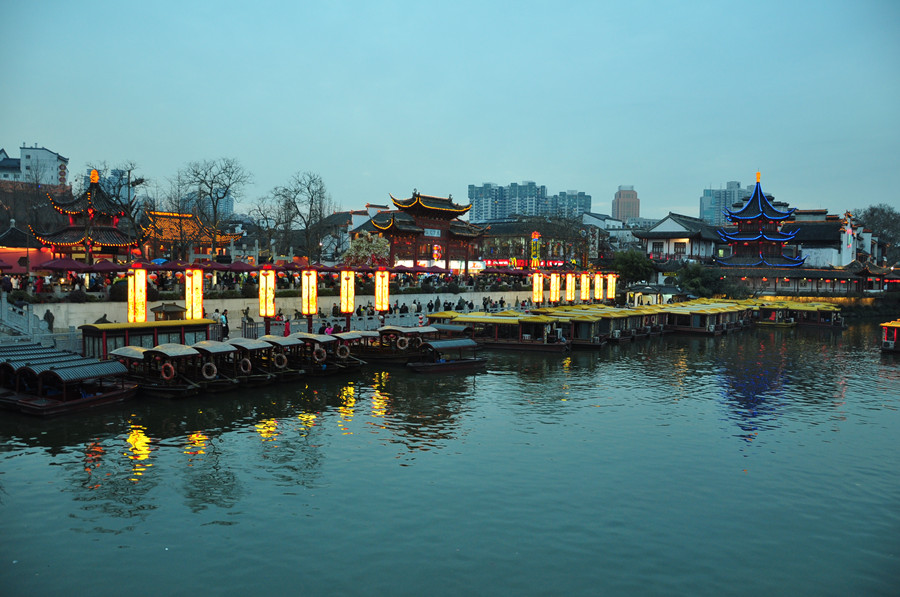 南京夫子庙秦淮河画舫日游成人票电子票国家5a级旅游风景区夫子庙秦淮