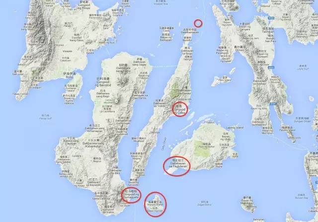 这是宿务的地图