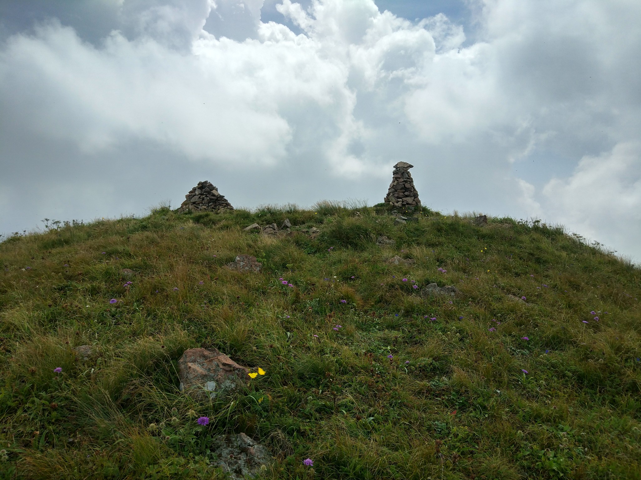 西灵山顶,2017年8月