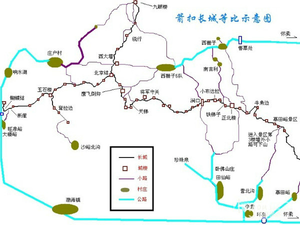 古长城两天一夜穿越