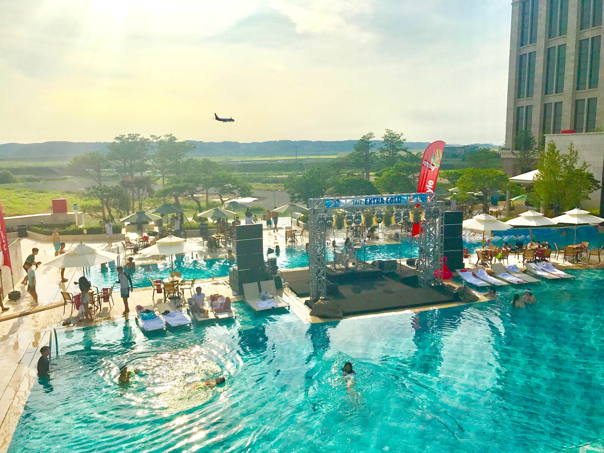 百乐达斯城##paradisecity##韩国酒店##韩国旅游##poolparty##泳池派