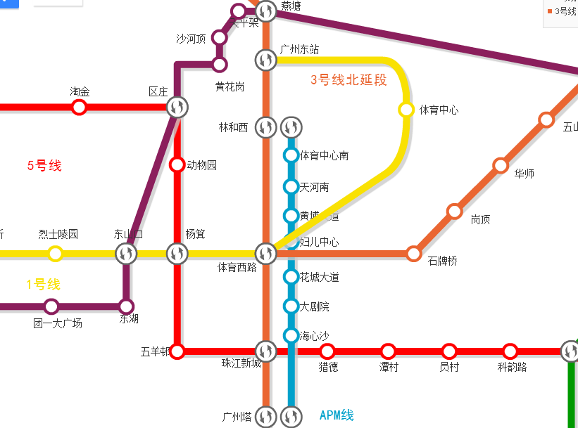 广州东站是在广州地铁的几号线和哪个站啊,尽量说详细
