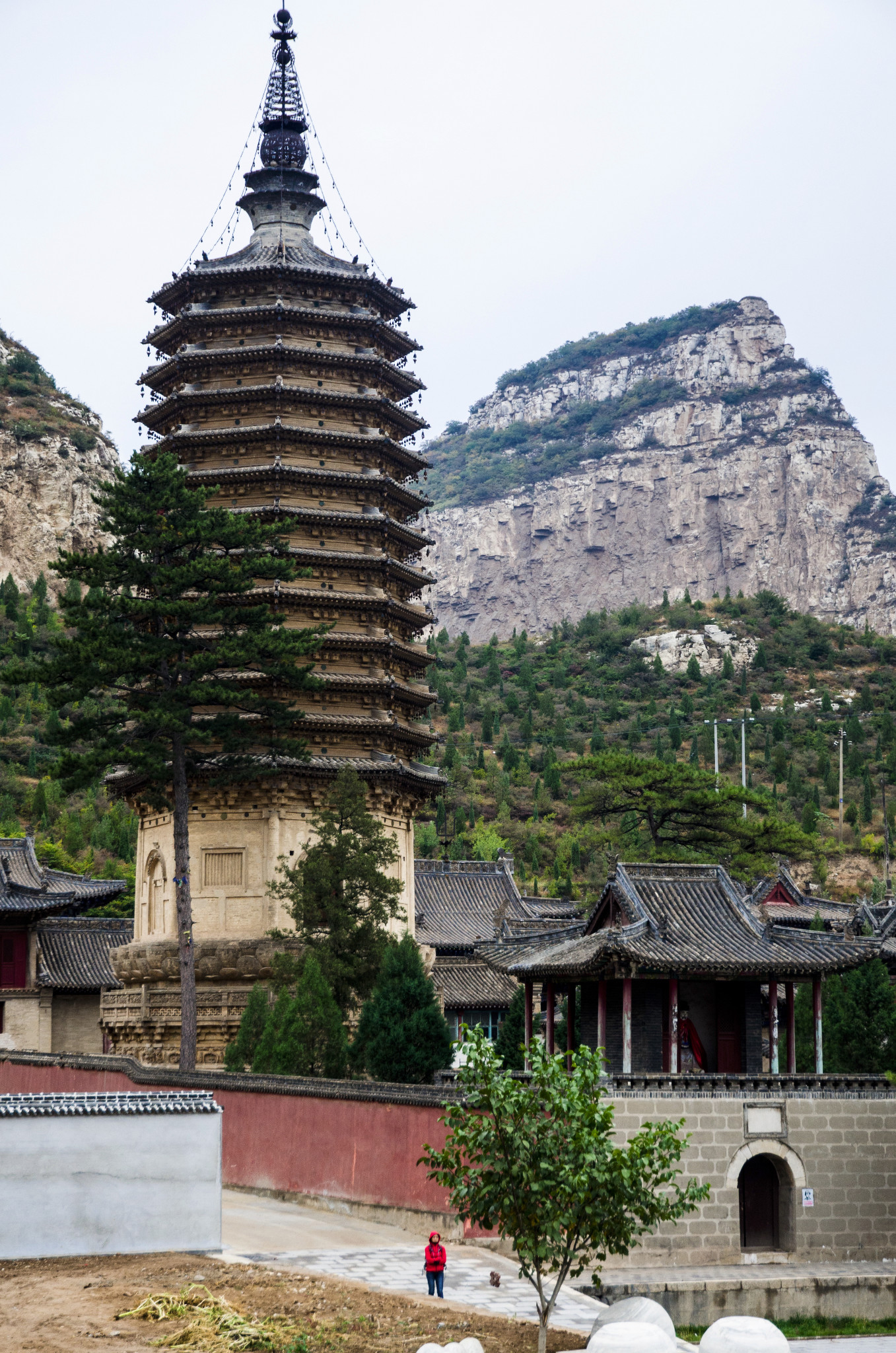 丁酉中秋 晋北访古 灵丘 觉山寺塔