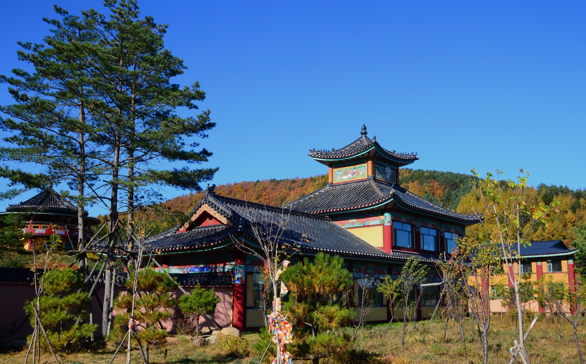 《随风驾中国》吉林 图们【日光山中的华严寺】