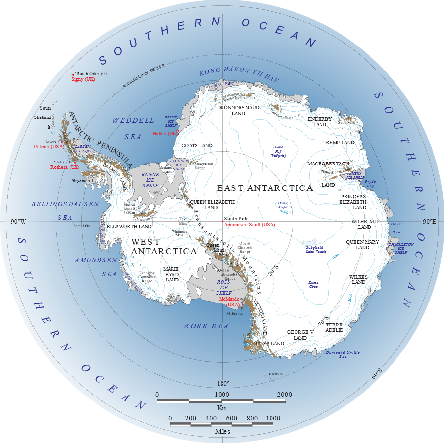 图:南极全景地图.by网络