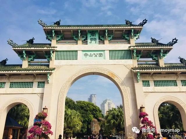 跟着地铁玩厦门 中山公园周围的景点与美食