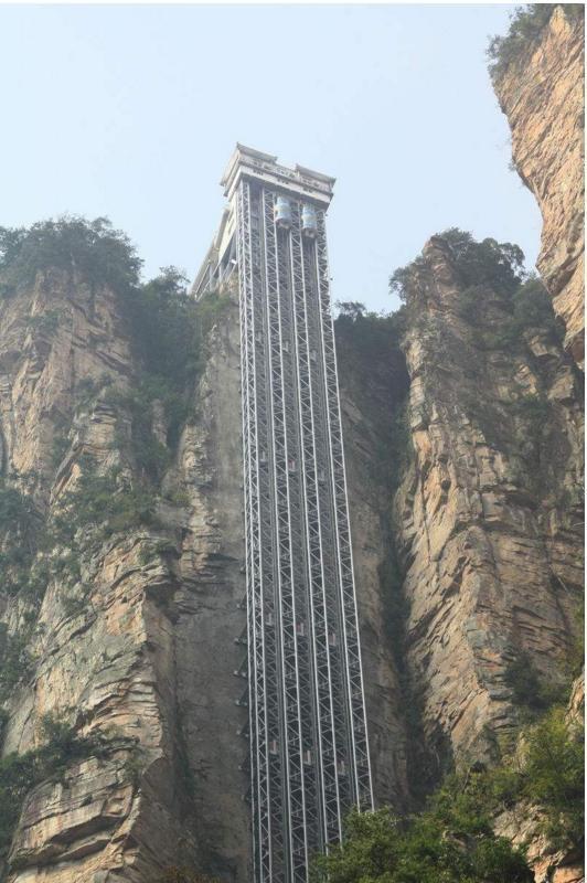 湖南省旅游 张家界旅游攻略 世界上最高的户外电梯在张家界,原来5小时