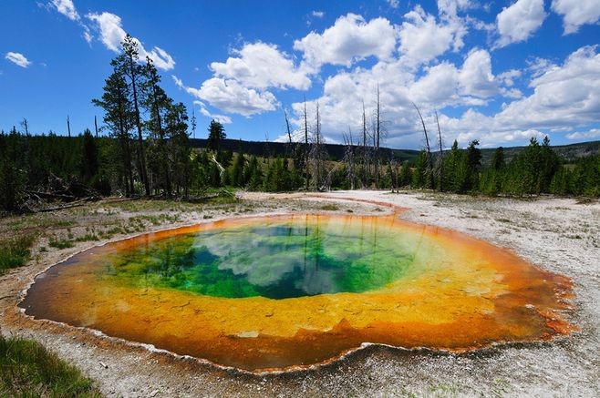 3.grand prismatic spring 大棱镜泉