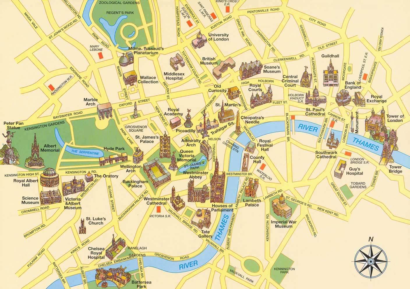求最新中英文对照版伦敦地图,地铁图