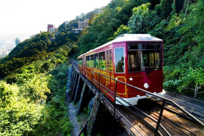 香港太平山顶缆车经典必玩