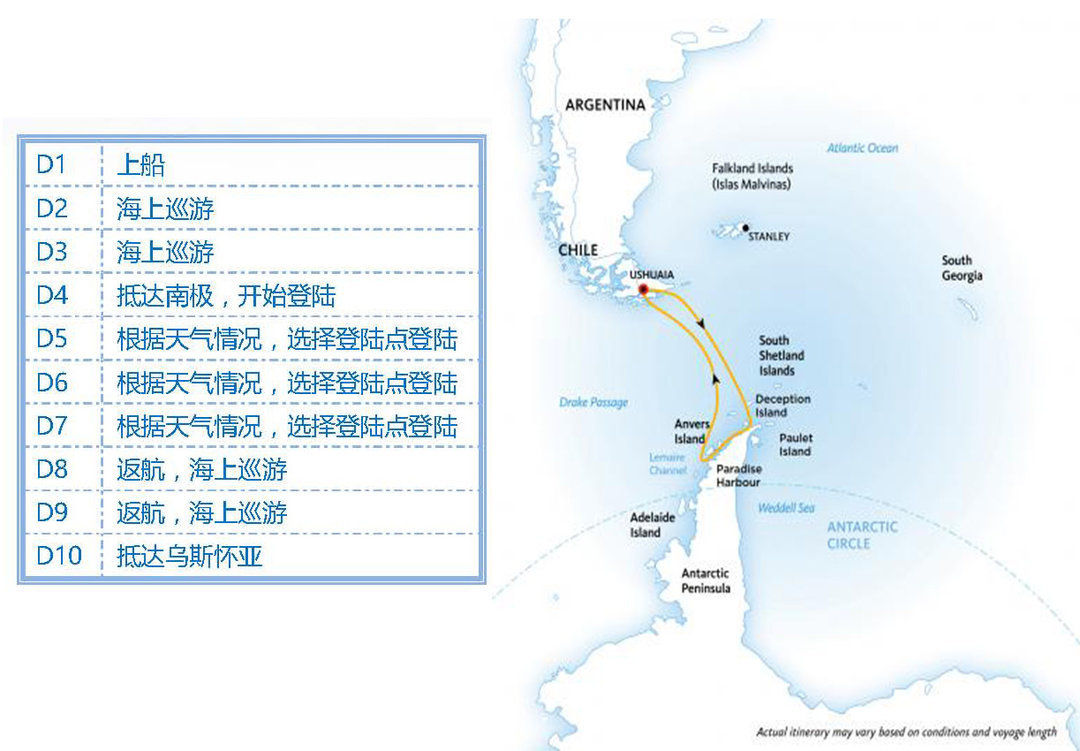 南极半岛阿根廷巴西智利秘鲁海洋极光号30天南美四国深度定制游(深度