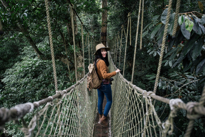 作为摄影师我和小强在西双版纳旅行时全部都是使用的自拍.
