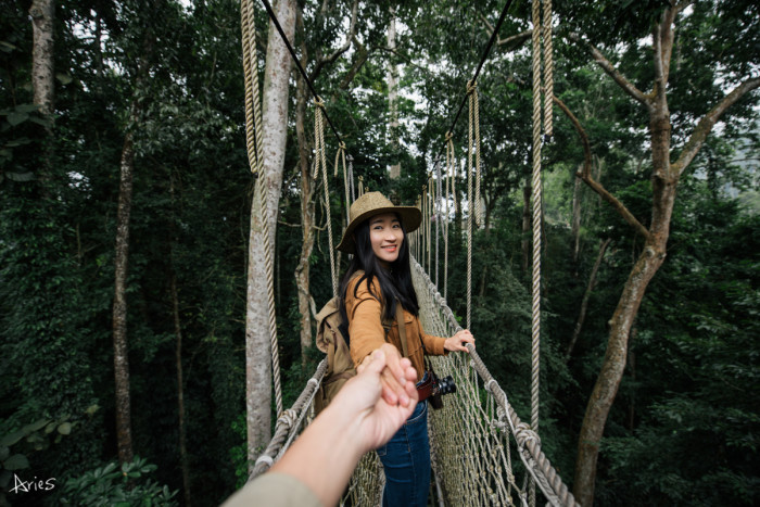 作为摄影师我和小强在西双版纳旅行时全部都是使用的自拍.