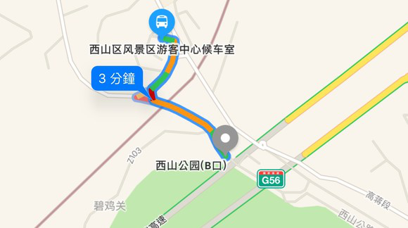 地铁西山公园站出口前方200米,公交高峣站下站下车对面,公交车94路
