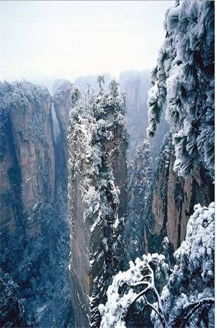 2018冬季张家界看雪景攻略一招教您在张家界拍最美的雪景