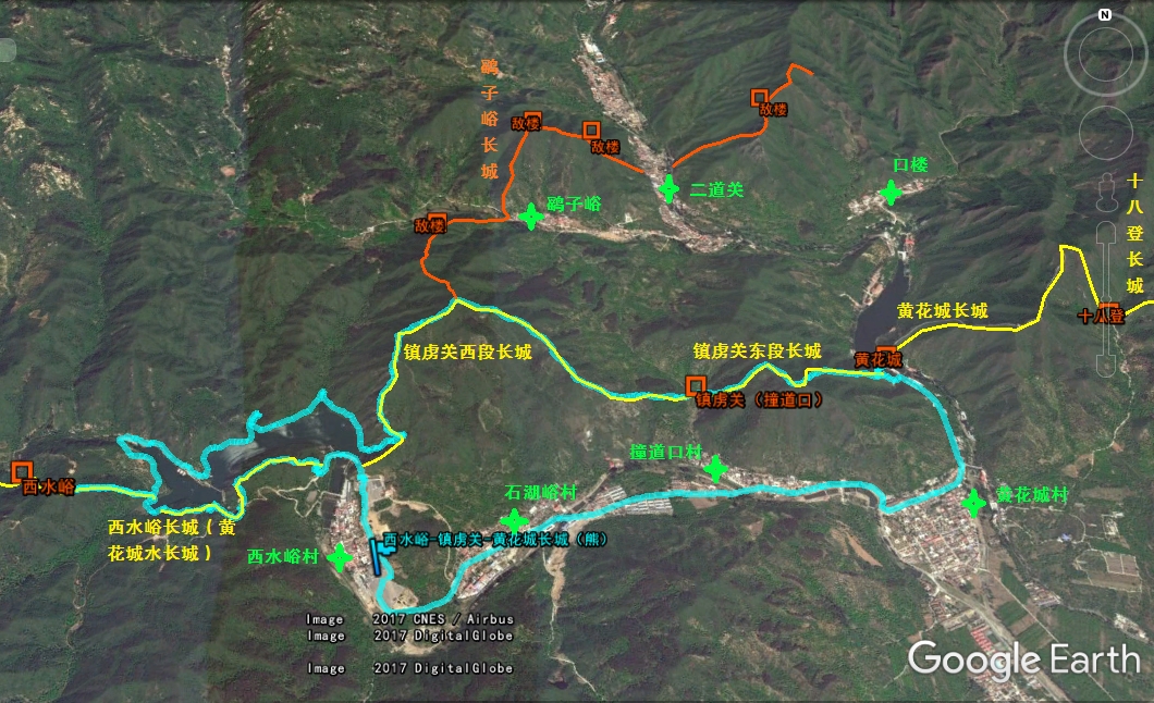 走长城系列之三---怀柔西水峪-镇虏关-黄花城长城