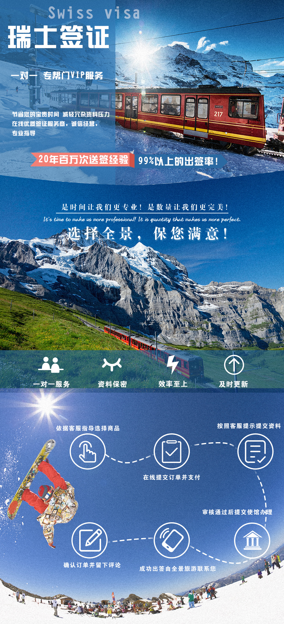 [北京送签]瑞士旅游申根国单次旅游签证(拯救怕