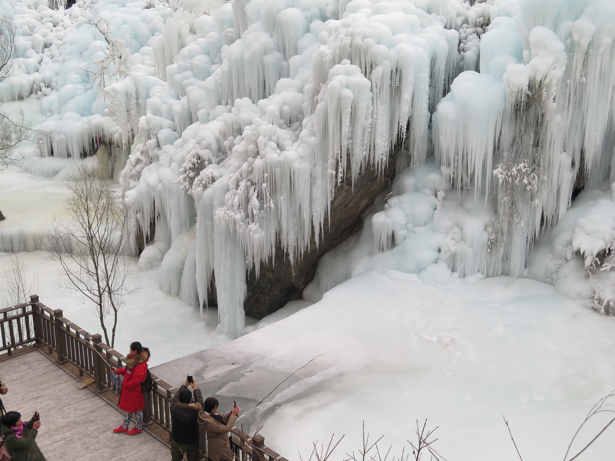 北京门头沟神泉峡冰瀑群2019年冬季郊游景点