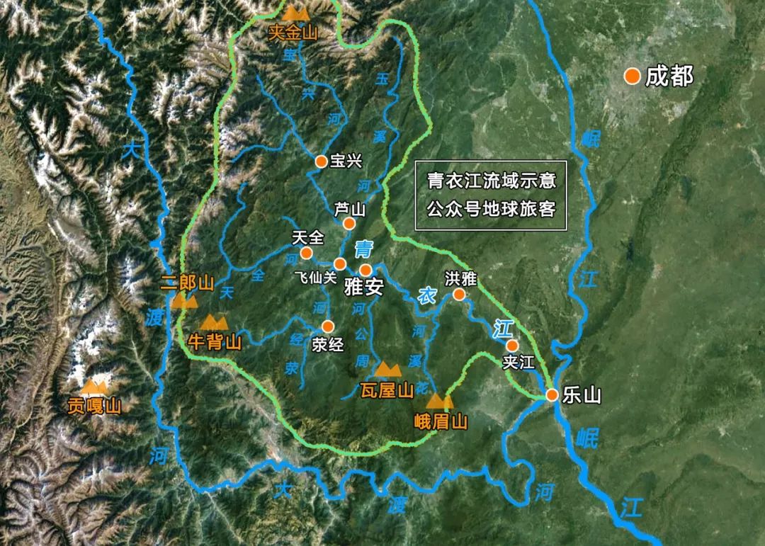 古青衣羌国的范围大概囊括了今青衣江流域 青衣江亦由青衣羌国而得名