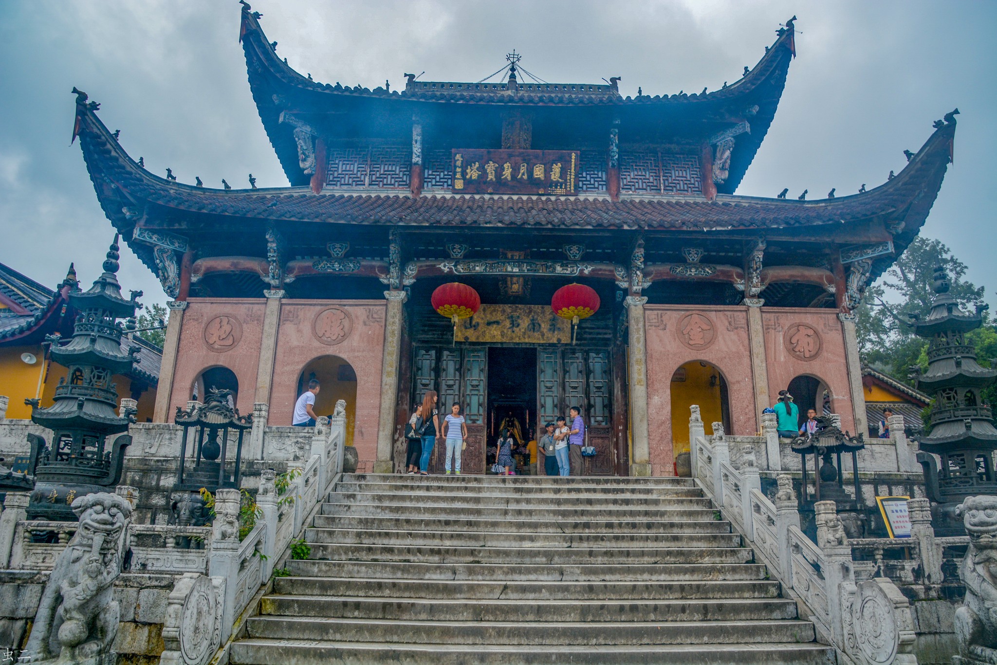 九华山(20)地藏禅寺-护国月身宝塔(殿) 东南第一山 地藏王肉身塔