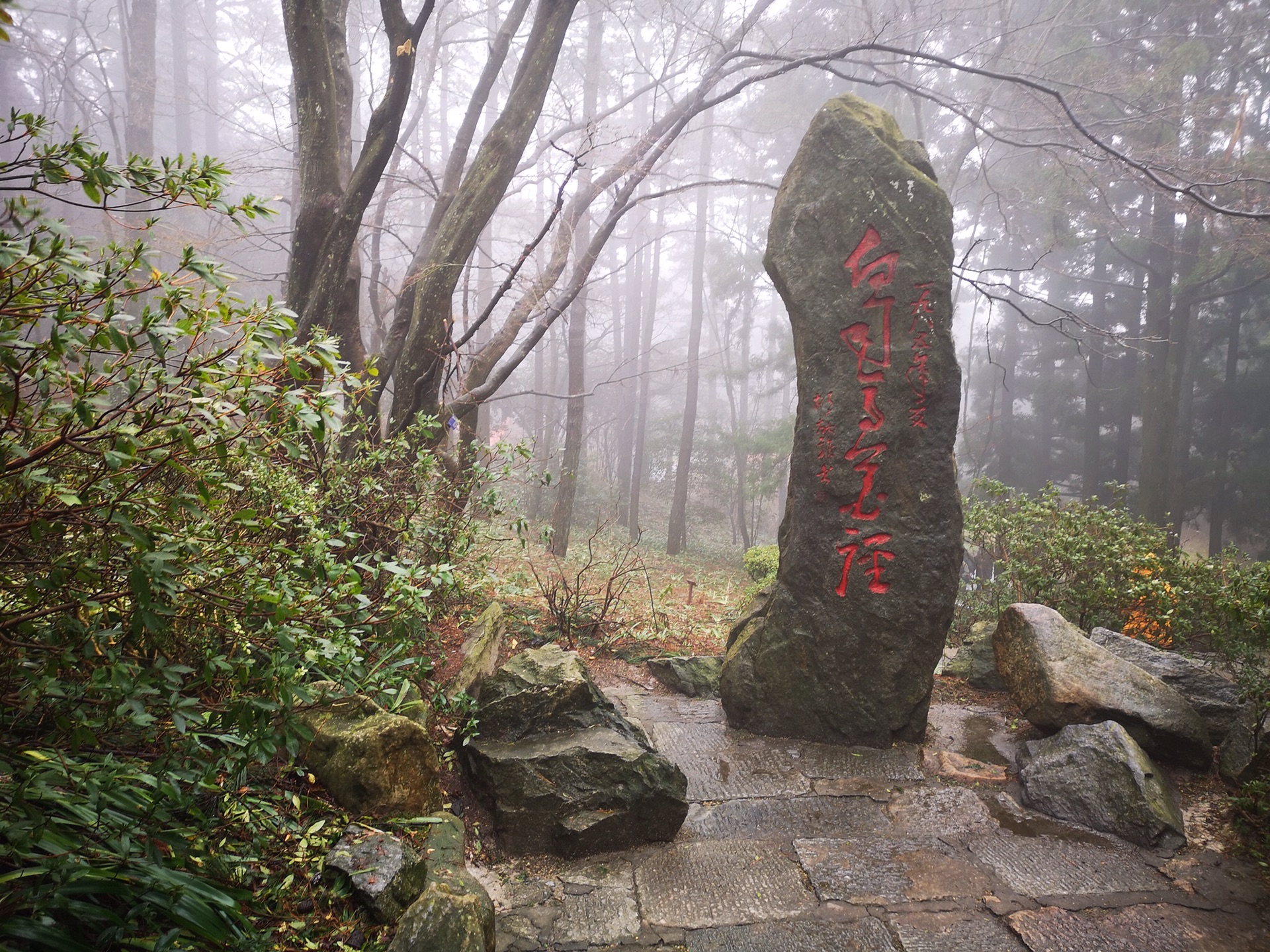 庐山国家重点风景名胜区-庐山花径公园