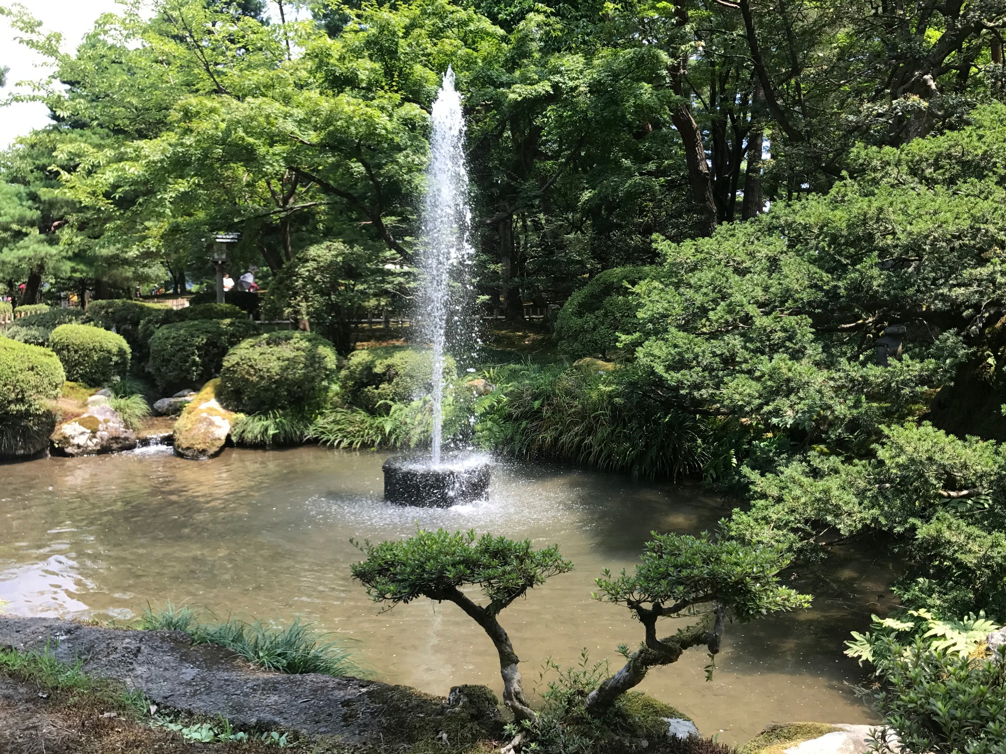                 园内利用"逆虹吸