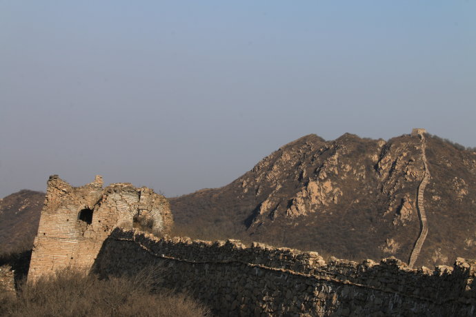 北京昌平黄楼院长城徒步导航路线长峪城石峡关