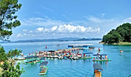 河源万绿湖景区门票 游船2线万绿湖门票(水月湾 镜花岭 龙凤岛)