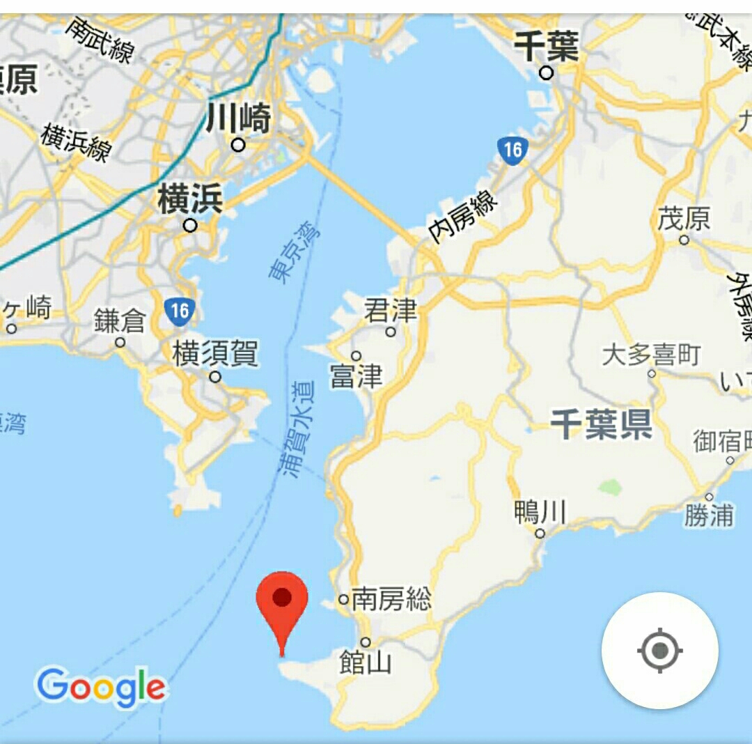 横断东京湾,两小时到达海边小城馆山