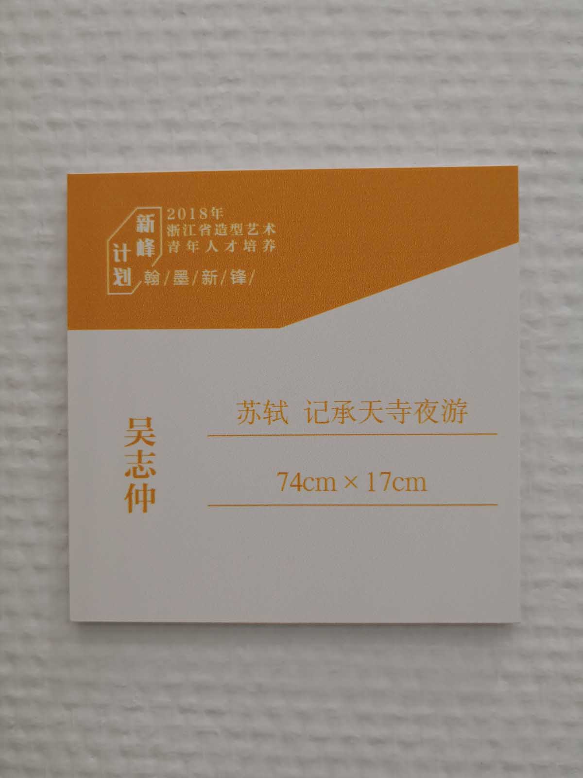 【连载】2018浙江"新峰计划”创作成果展作品欣赏（7）