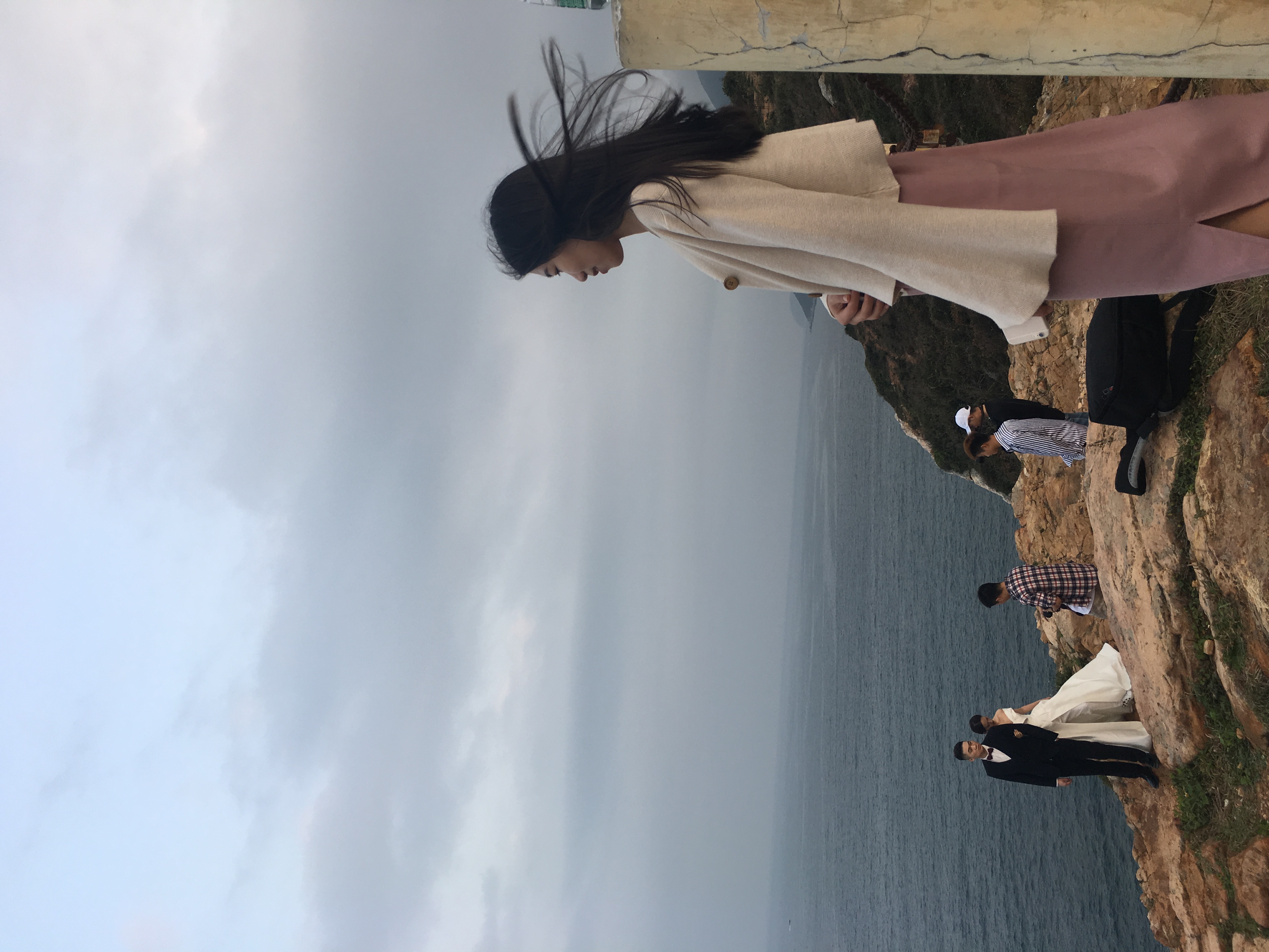 海风拂动飘逸的长发(其实是在风中凌乱了