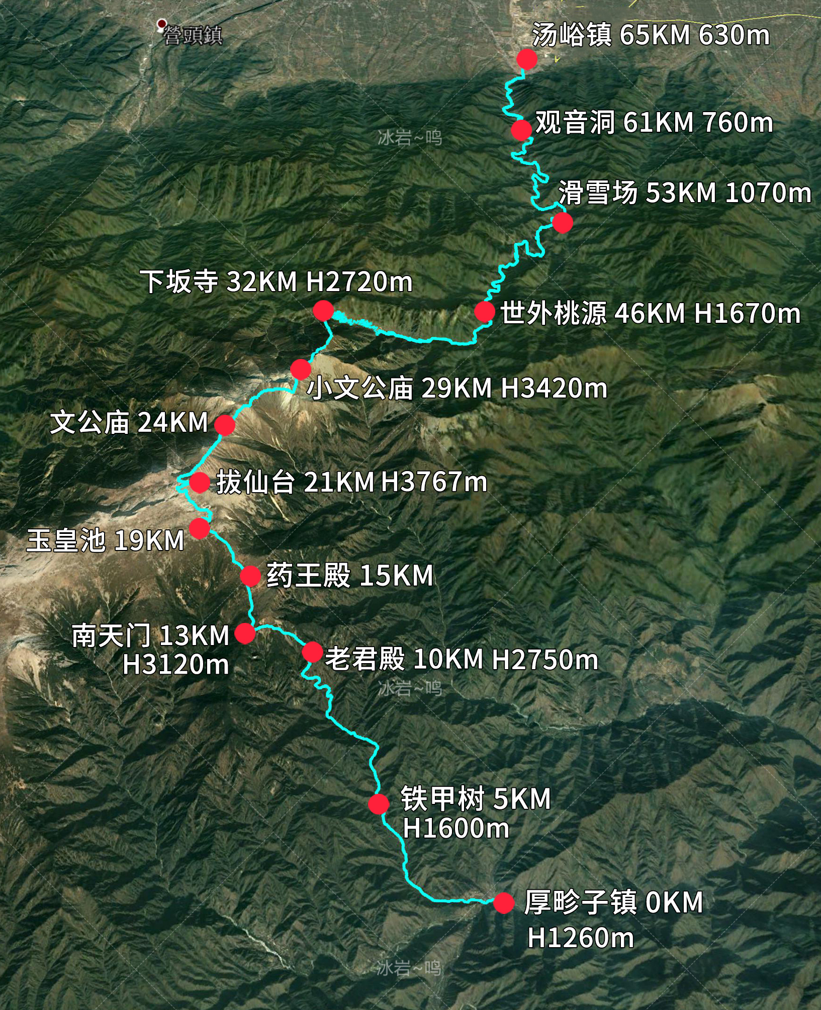 陕西秦岭秦岭十峰探索西安周边小众秘境