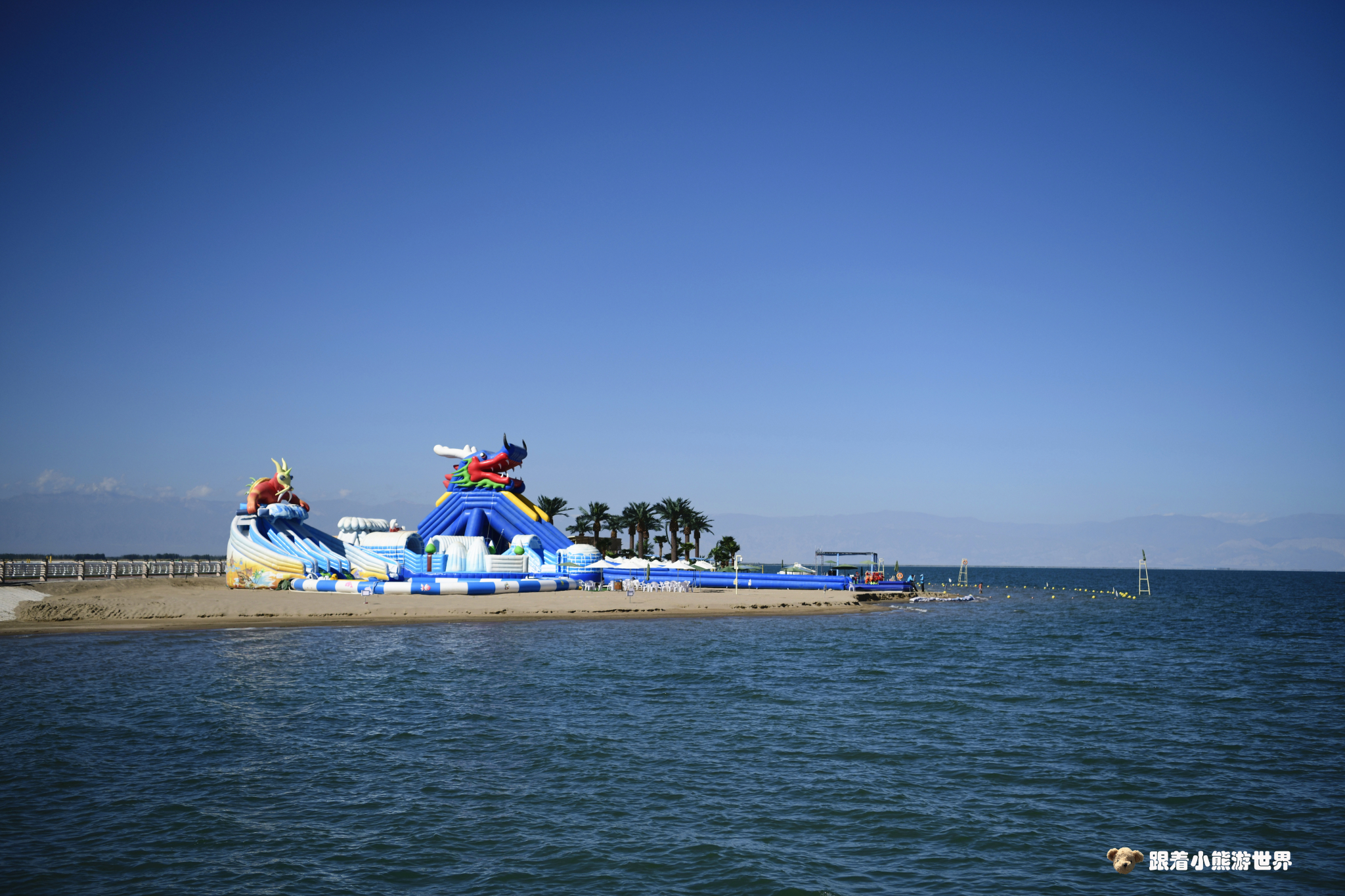 从和静出发,前往博斯腾湖大河口景区,使用卡卡通免门票(成人门票:45