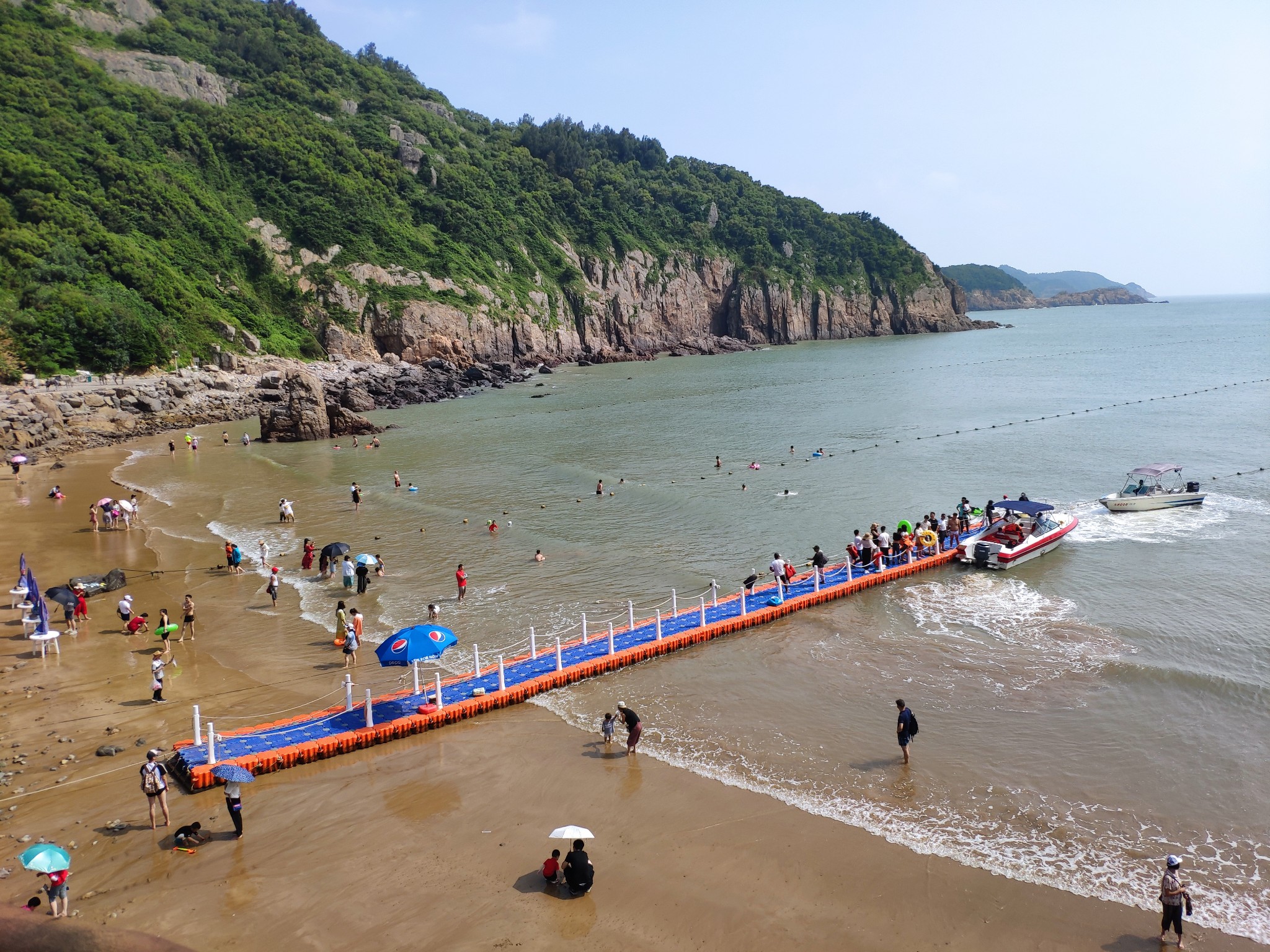 在浙里温州之行01温州洞头大沙岙海滨浴场仙叠岩炮台山景区一日游