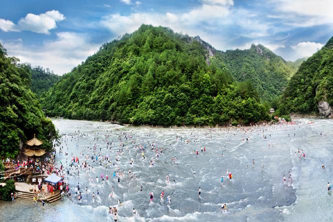 白水洋风景区电子票/白水洋风景区欢迎您(刷码入园/未