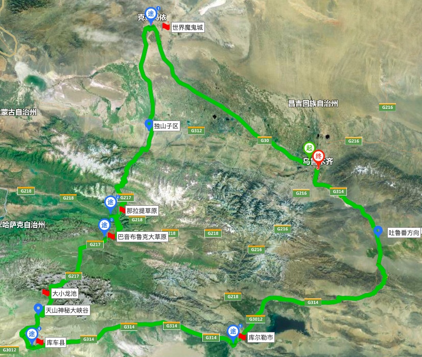 新疆独库公路最新攻略附路线图