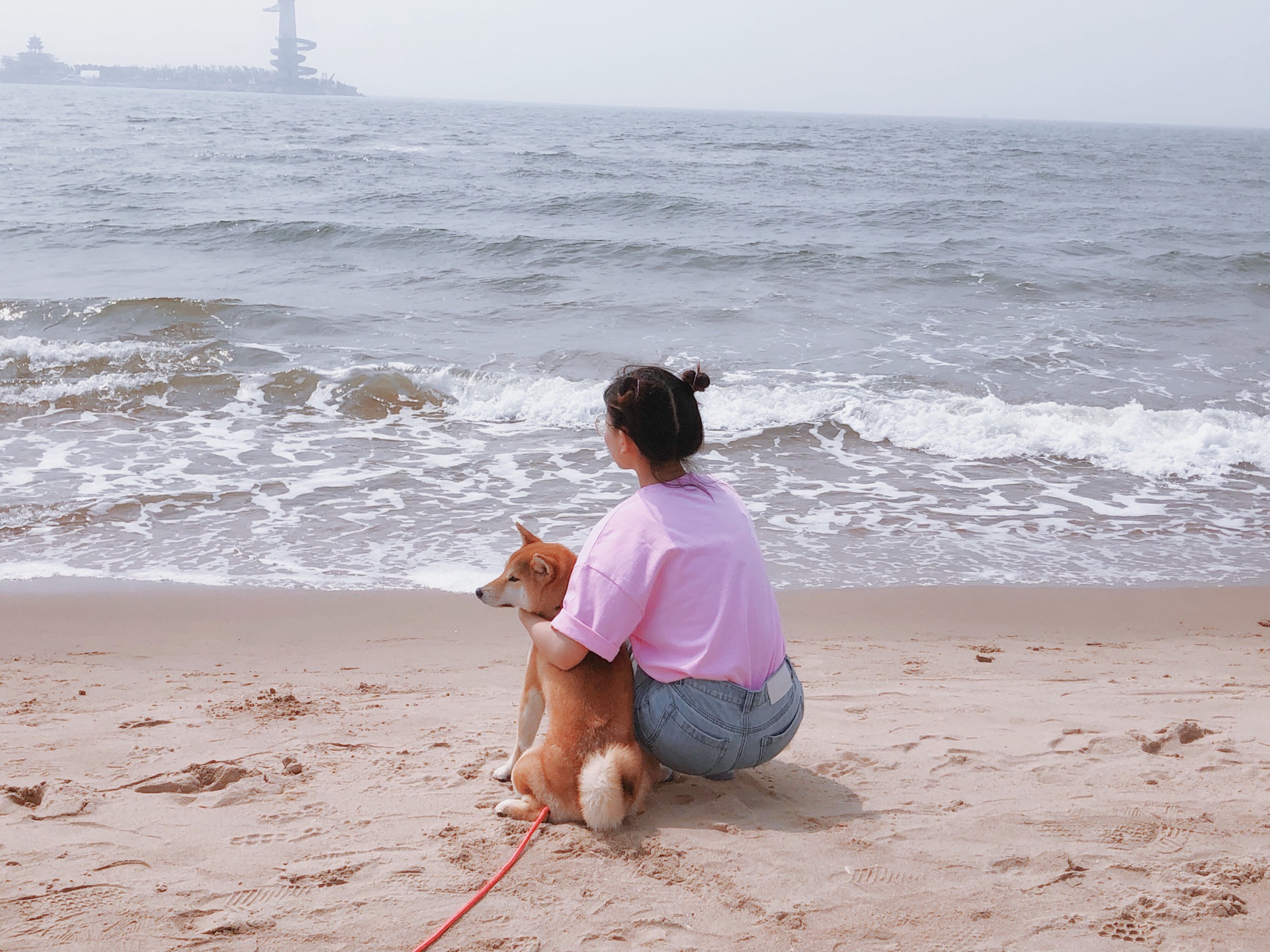 带着狗子去看海呀—南戴河三日游_游记