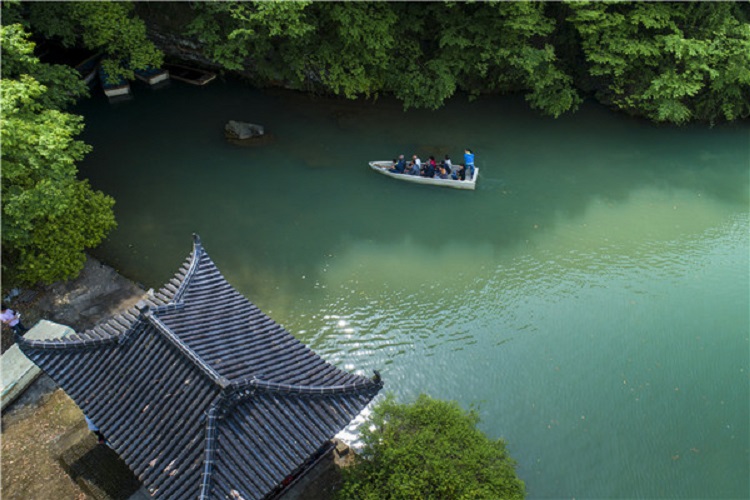 杭州垂云通天河门票(长河泛舟/岩溶地下暗河)