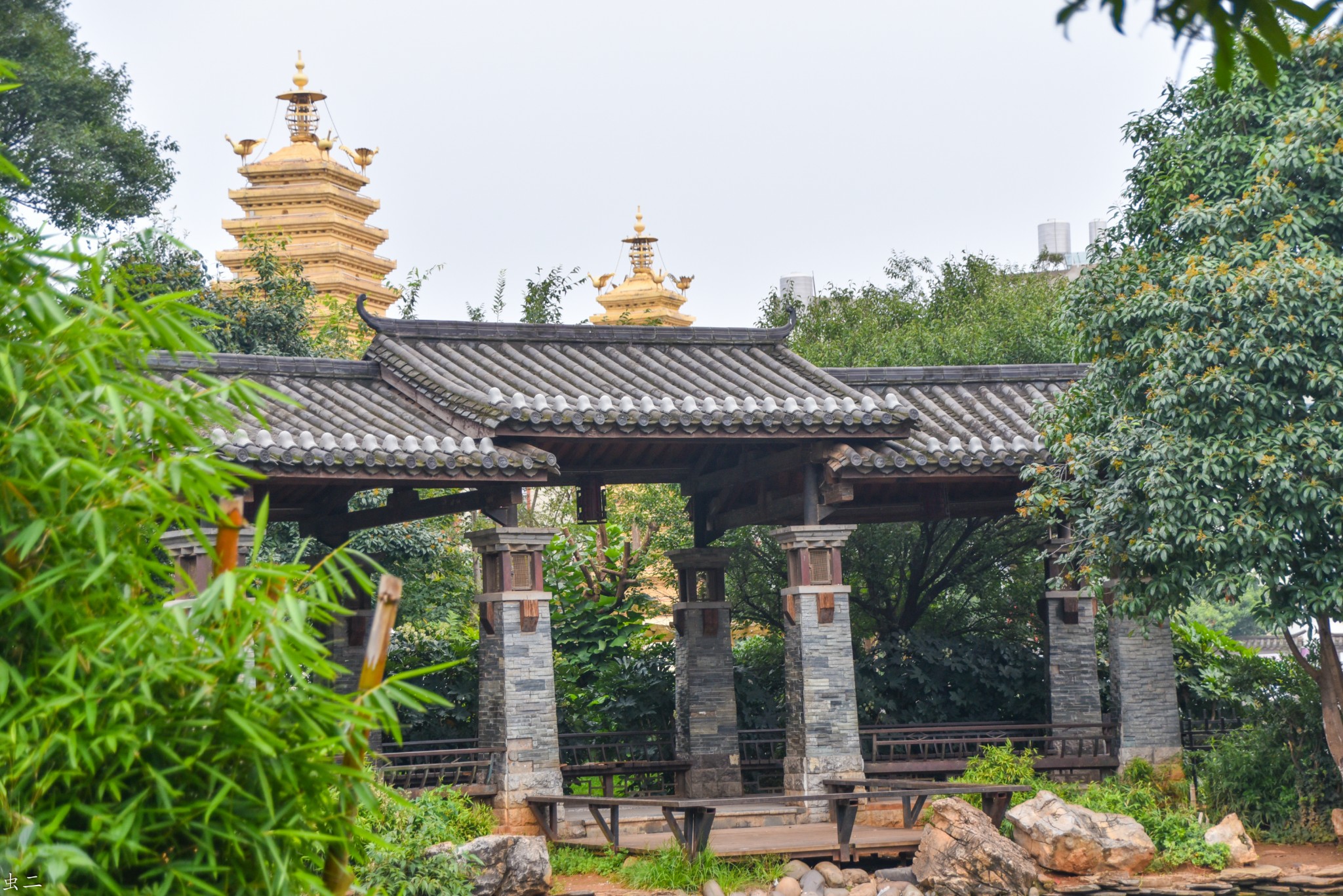 昆明官渡古镇 妙湛寺双塔 金刚塔 少林寺法定寺 土主庙 魁星阁(古塔