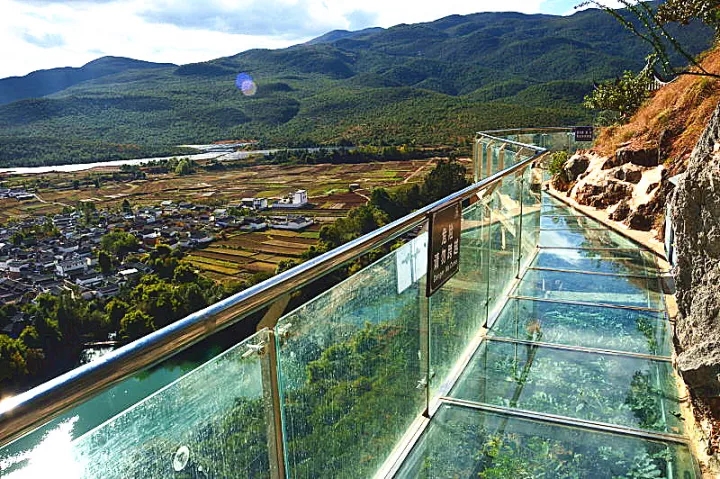 丽江观音峡景区 门票 索道 滑道车 玻璃栈道