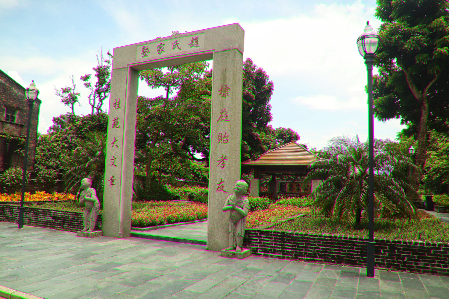 行走在珠海斗门接霞庄