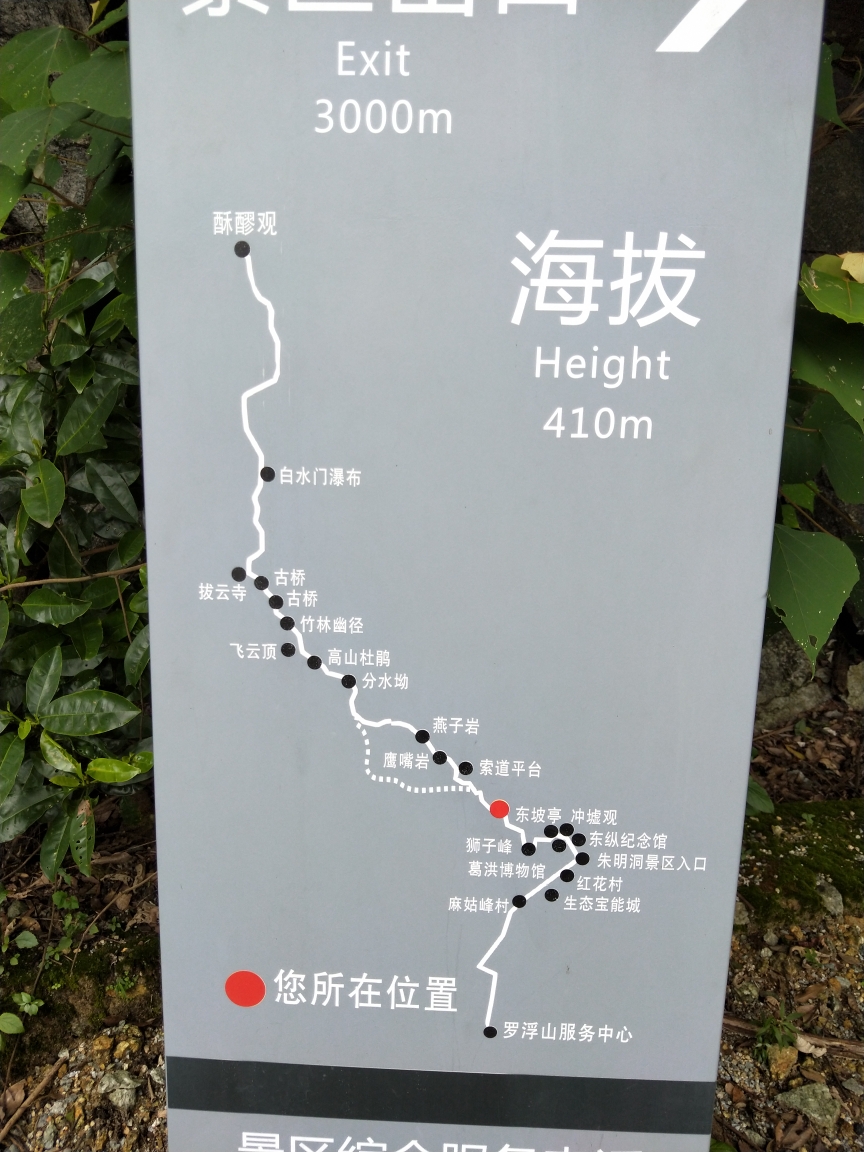 罗浮山徒步一日游,见证海拔1千米的黑夜闪电.