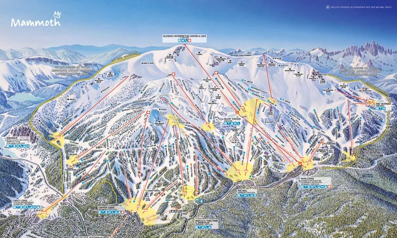 8月还能滑雪的加州mammoth mountain的滑雪体验