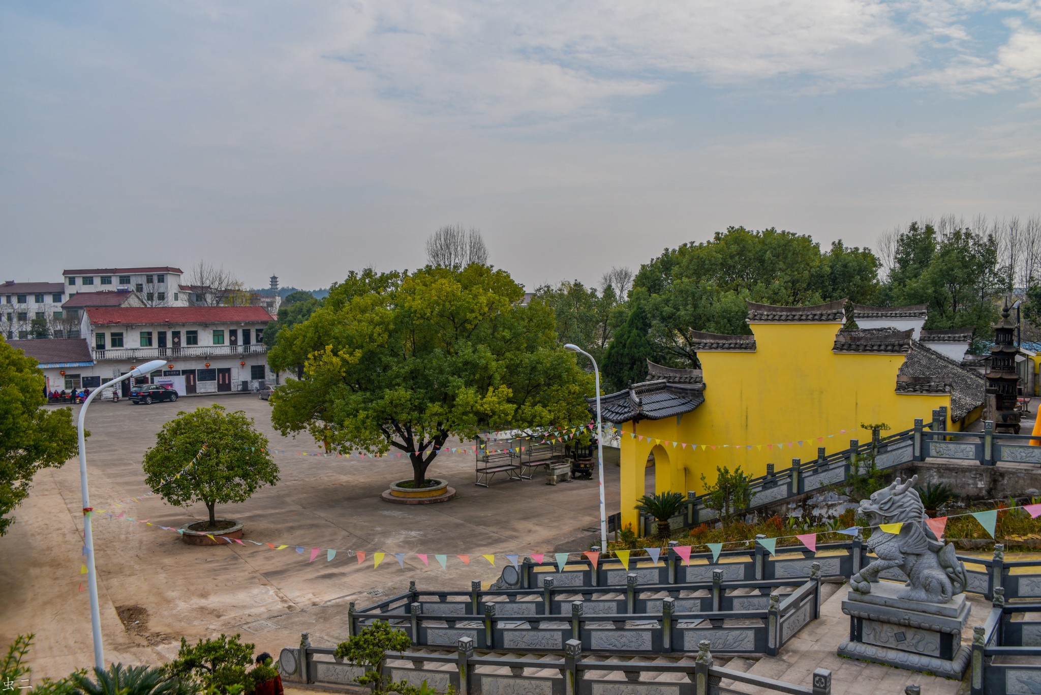 义乌沈约公园 上清禅寺 关帝庙 千佛塔 (古塔巡礼系列