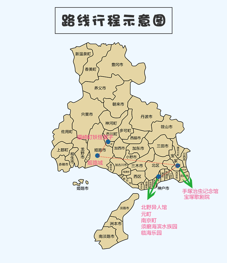 兵库县神户异域文化2日游 (北野异人馆·西洋风建筑群