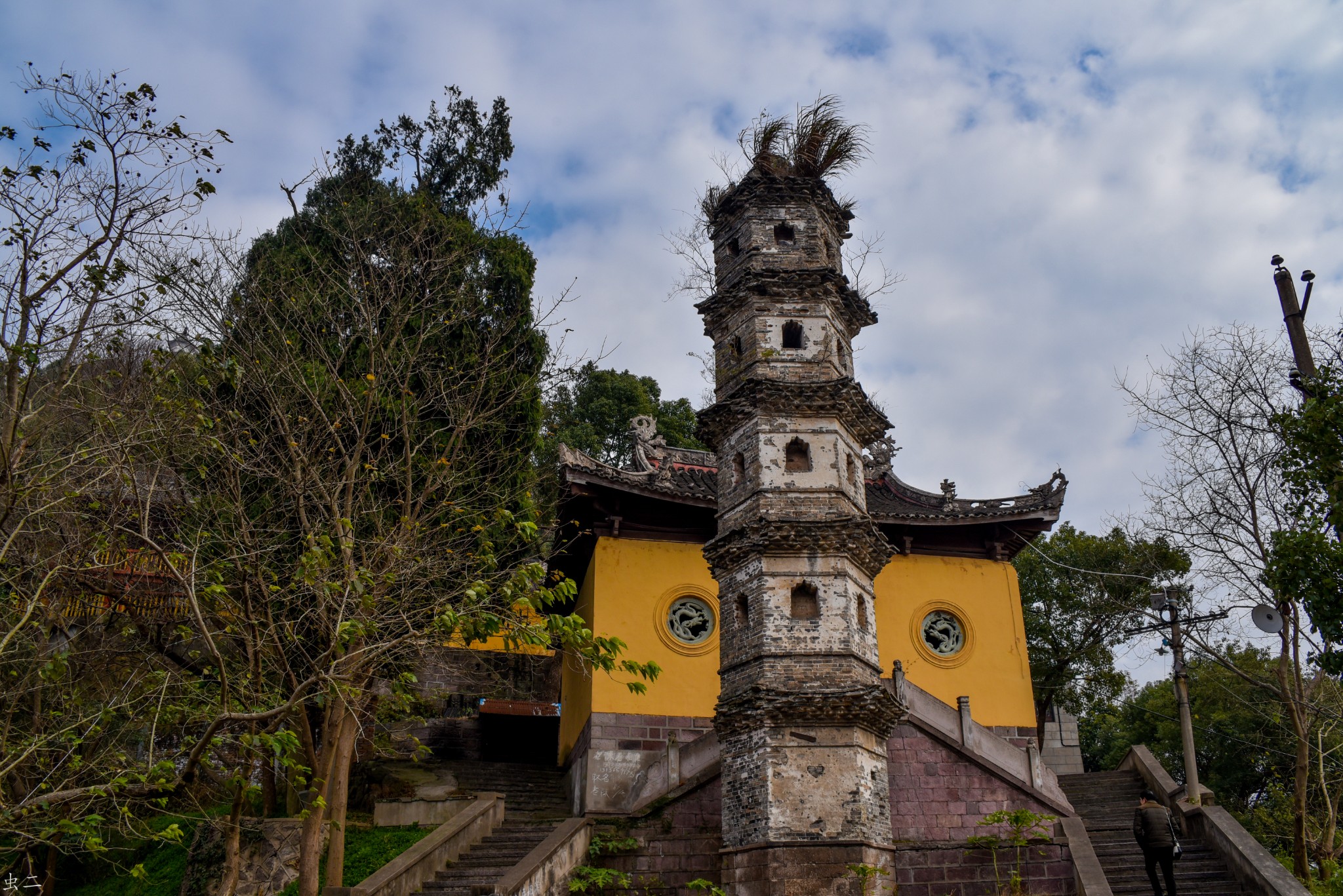 临海 巾山公园-2 龙兴寺 千佛塔-元塔 天宁寺 南山殿塔(古塔巡礼系列