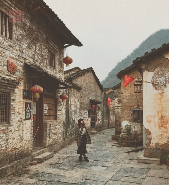 一月去贺州玩,天气冷不