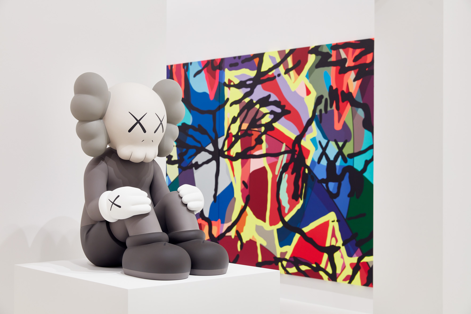 kaws 孤独时代的陪伴展览入场券 (情感共鸣 青铜雕塑 独特绘画 不限